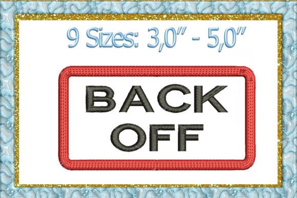 Back off