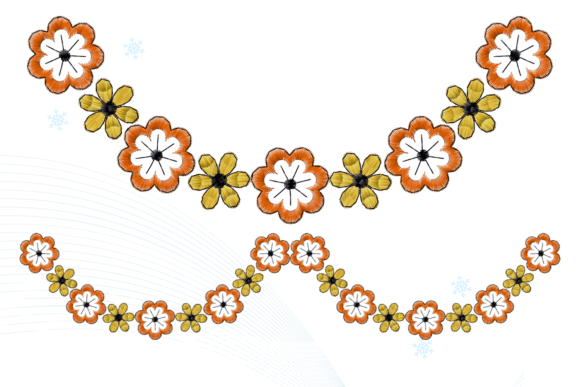 Blossom Border: A Timeless Floral Touch for Handmade Gifts