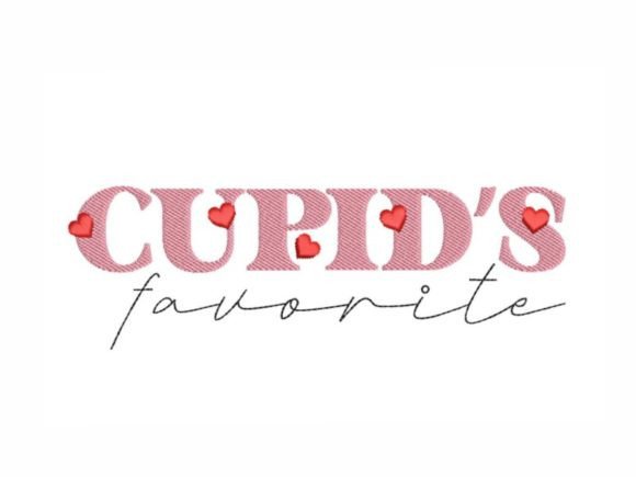 Cupid's Favorite: A Whimsical Valentine's Embroidery Gem