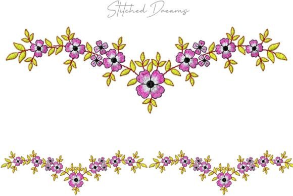 Floral Motif Borders Collection