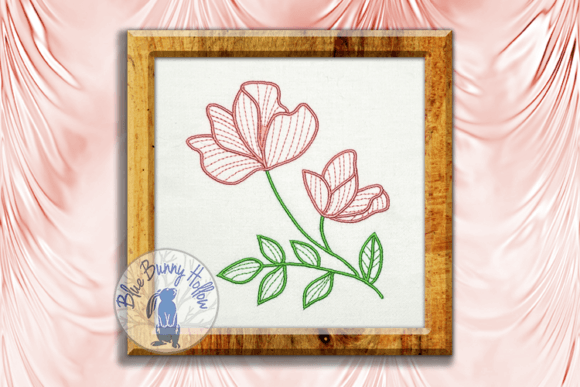 Flower Coral: A Thoughtful Embroidery Design for Meaningful Gifts