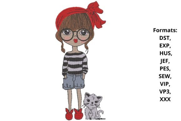 Little Girl with Cat: A Seasonal Embroidery Review