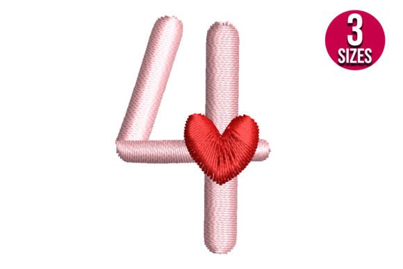 Number Four with Heart: A Seasonal Embroidery Review