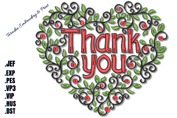 Thankful Floral Heart: A Seasonal Embroidery Gem